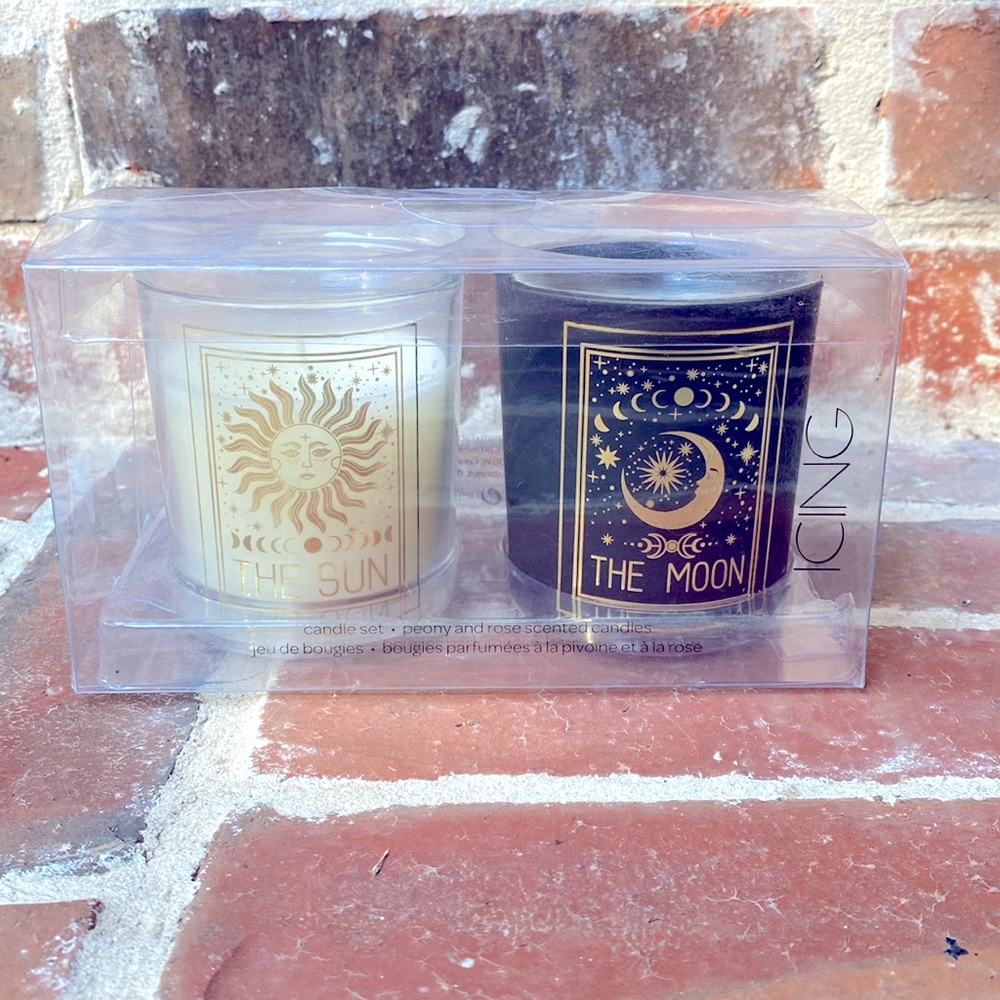 🌙 NEW🌞Set of 2 candles: The Sun & The Moon